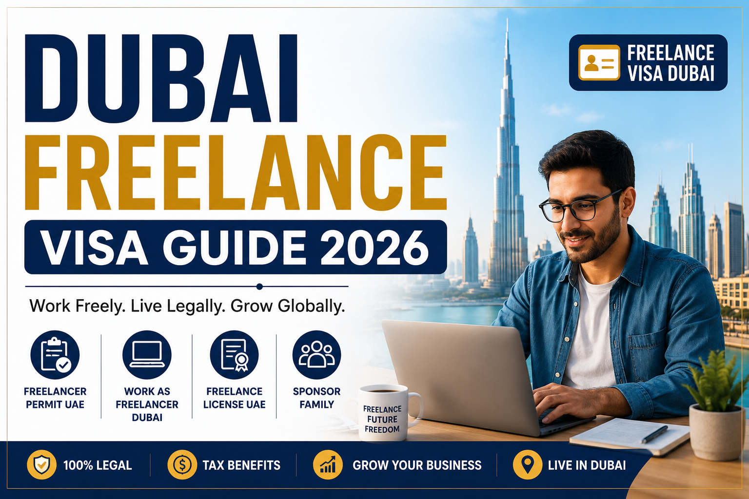 Dubai Freelance Visa Guide 2026 | How to Get a Freelance Visa & License in UAE