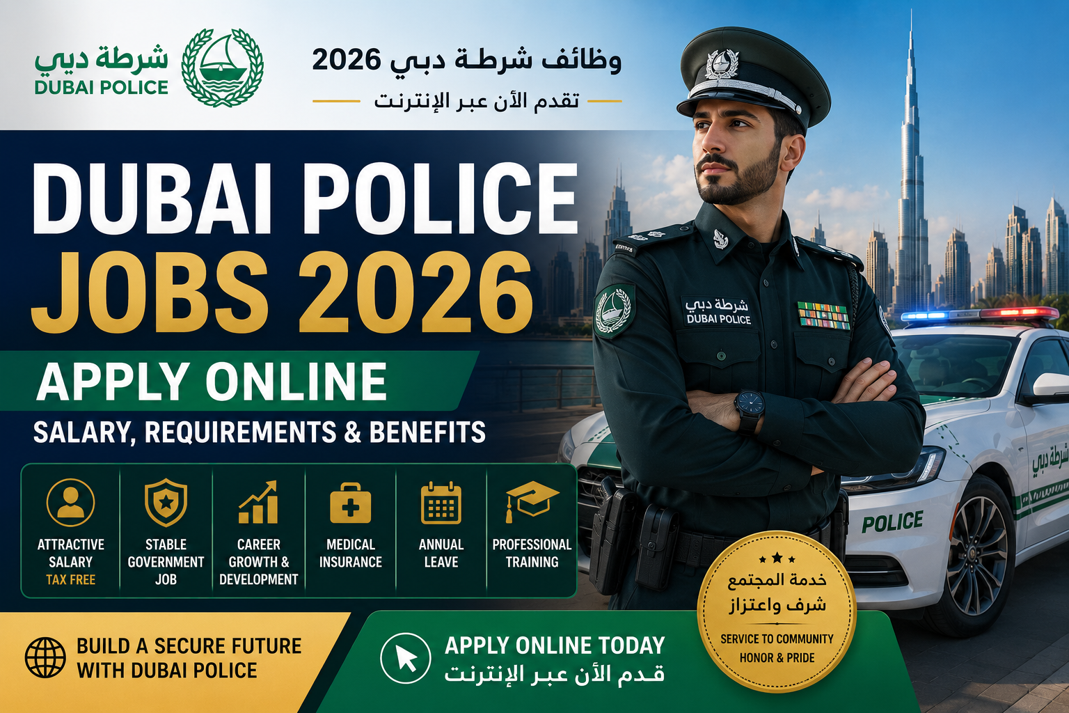 Dubai Police Jobs 2026