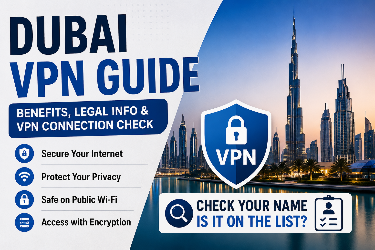 Dubai VPN Guide 2026: Is Using a VPN Legal in the UAE? Benefits, Risks & How to Check If Your VPN Is Working