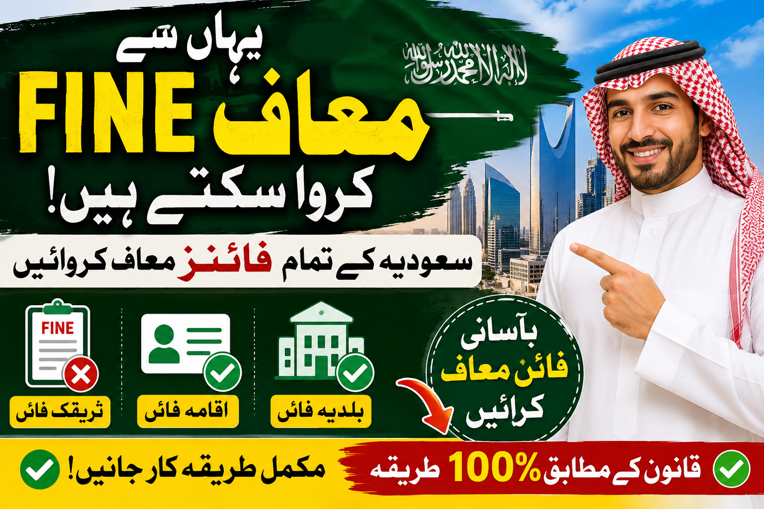 Saudi Arabia Fines Guide 2026 – Traffic, Iqama & Public Violations